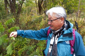 長官山で山歩き体験
