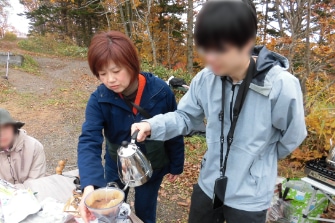 長官山で山歩き体験