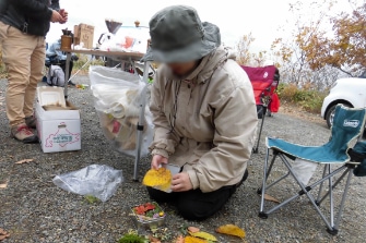 長官山で山歩き体験