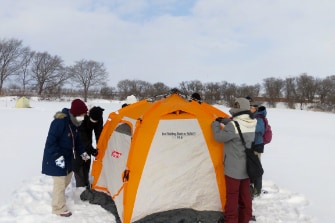 ワカサギ釣り体験