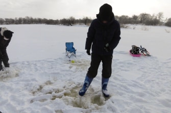 ワカサギ釣り体験