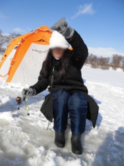 ワカサギ釣り体験